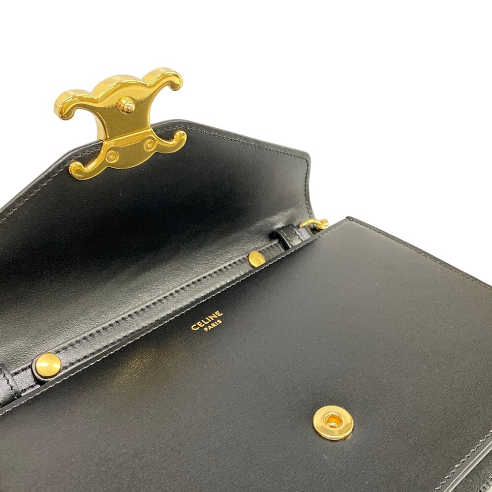 Celine Chain wallet margo Other Style Wallet 10L033DPV.38NO Black Gold - Picture 10 of 12